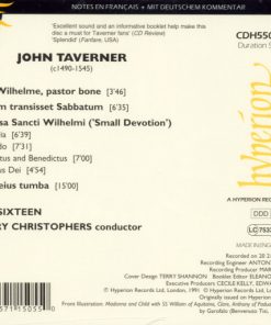 John Taverner - The Sixteen / Harry Christophers-1