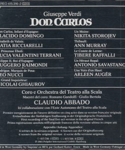 Giuseppe Verdi / Placido Domingo / Katia Ricciarelli / Lucia Valentini Terrani / Leo Nucci / Ruggero Raimondi / Nicolai Ghiaurov / Coro Del Teatro Alla Scala E Orchestra Del Teatro Alla Scala / Romano Gandolfi / Giulio Bertola / Claudio Abbado-1