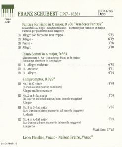 Schubert*, Leon Fleisher, Nelson Freire-1