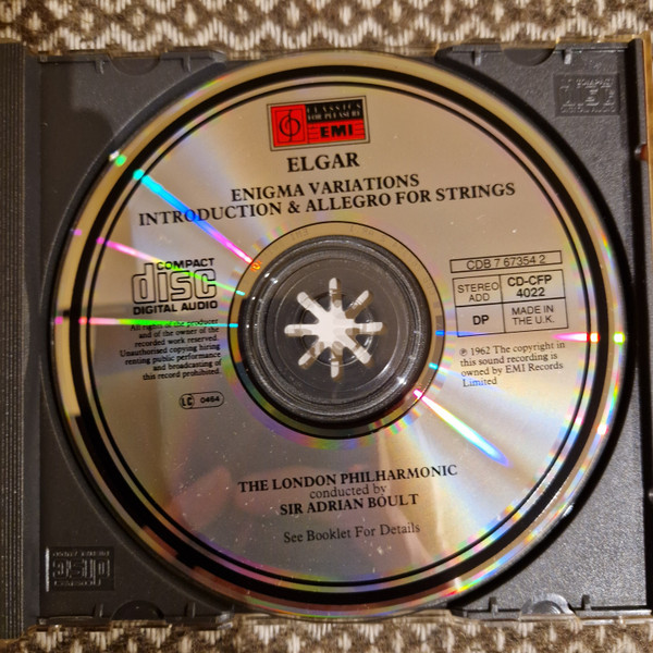 Elgar* : The London Philharmonic*, Sir Adrian Boult-2