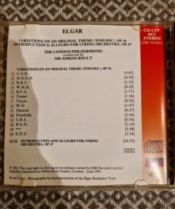 Elgar* : The London Philharmonic*, Sir Adrian Boult-3