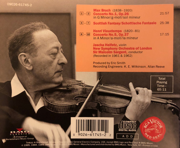 Heifetz*, Bruch*, Vieuxtemps*-1