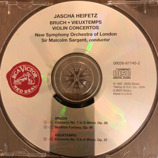 Heifetz*, Bruch*, Vieuxtemps*-2