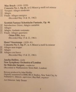 Heifetz*, Bruch*, Vieuxtemps*-3