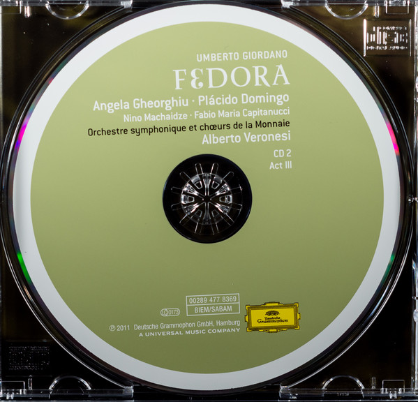 Umberto Giordano - Angela Gheorghiu, Placido Domingo, Nino Machaidze, Fabio Maria Capitanucci, Orchestre Symphonique* et Chœurs de la Monnaie*, Alberto Veronesi-4