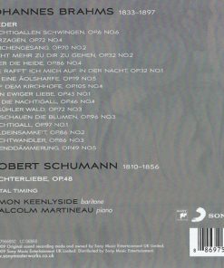 Robert Schumann / Johannes Brahms - Simon Keenlyside, Malcolm Martineau-1