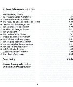 Robert Schumann / Johannes Brahms - Simon Keenlyside, Malcolm Martineau-4