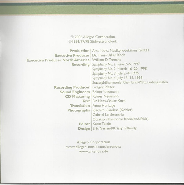Friedrich Gernsheim — Siegfried Köhler (2) • Staatsphilharmonie Rheinland-Pfalz-2
