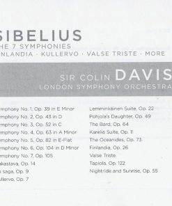 Sibelius* - London Symphony Orchestra, Sir Colin Davis-3