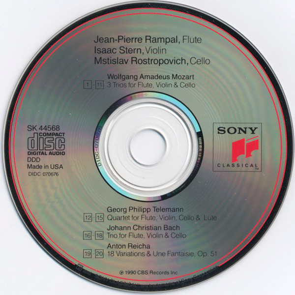 Jean-Pierre Rampal, Isaac Stern, Mstislav Rostropovich-2