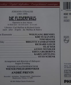 Johann Strauss* - Te Kanawa* • Gruberova* • Fassbaender* • Brendel* • Leech* • Bär* • Krause* • Wiener Philharmoniker • André Previn-1