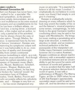 Karajan*, Berlioz*, Bizet*, Chabrier*, Granados*, Offenbach*, Puccini*, Sibelius*, J. Strauss I*, Verdi*, Weinberger*-4