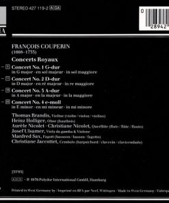 François Couperin - Brandis*, Holliger*, Nicolet*, Ulsamer*, Sax*, Jaccottet*-1