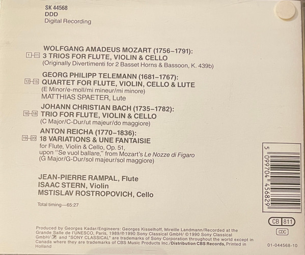 Jean-Pierre Rampal, Isaac Stern, Mstislav Rostropovich-2