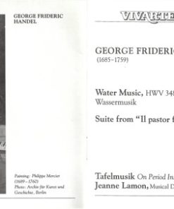 Georg Friedrich Händel - Tafelmusik Baroque Orchestra · Jeanne Lamon-4