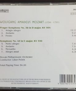 W.A. Mozart*, Slovak Philharmonic Orchester*, Libor Pešek-1