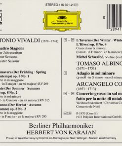 Antonio Vivaldi / Tomaso Albinoni / Arcangelo Corelli - Michel Schwalbé · Berliner Philharmoniker · Herbert von Karajan-1