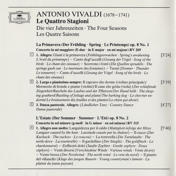 Antonio Vivaldi / Tomaso Albinoni / Arcangelo Corelli - Michel Schwalbé · Berliner Philharmoniker · Herbert von Karajan-4