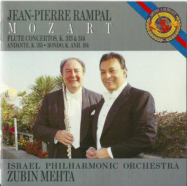 Mozart* - Jean-Pierre Rampal, Israel Philharmonic Orchestra, Zubin Mehta-0