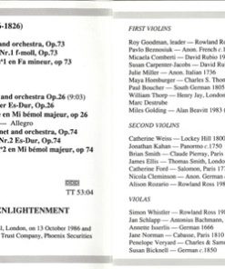 Weber*, Antony Pay, Orchestra Of The Age Of Enlightenment-1