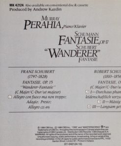 Murray Perahia, Robert Schumann / Franz Schubert-1