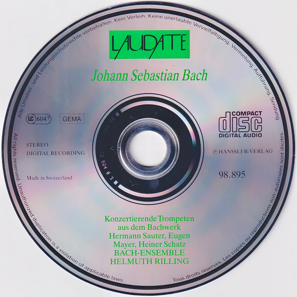 Bach-Ensemble Helmuth Rilling, Hermann Sauter, Eugen Mayer, Heiner Schatz-2