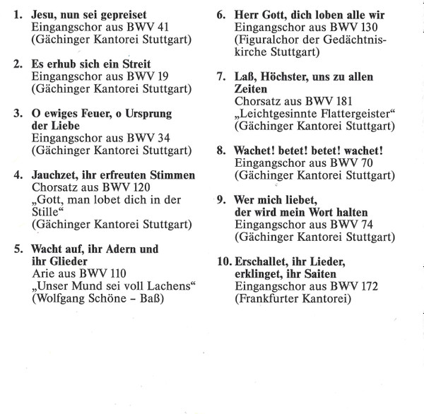 Bach-Ensemble Helmuth Rilling, Hermann Sauter, Eugen Mayer, Heiner Schatz-4
