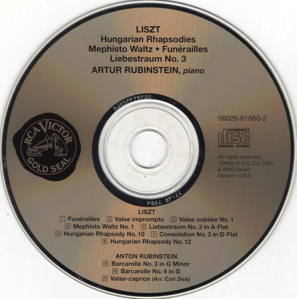 Artur Rubinstein*, Liszt*-2