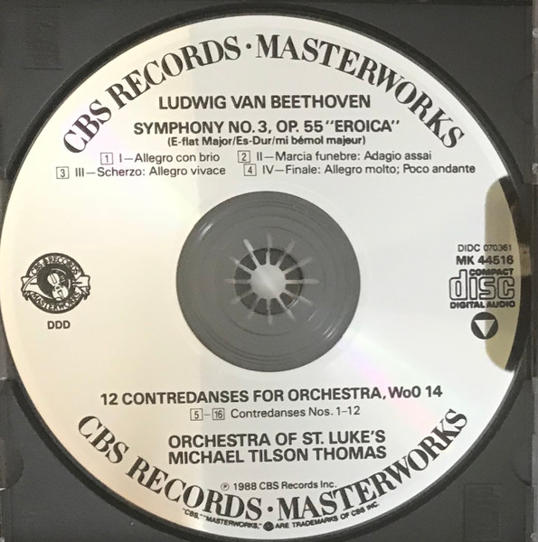 Beethoven* - Orchestra Of St. Luke's, Michael Tilson Thomas-2