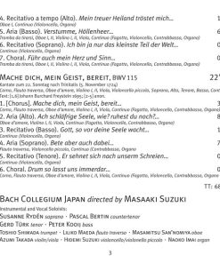 Masaaki Suzuki, Johann Sebastian Bach, Bach Collegium Japan-3