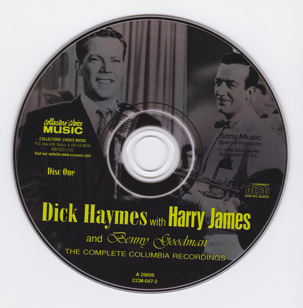 Dick Haymes with Harry James (2) and Benny Goodman-1
