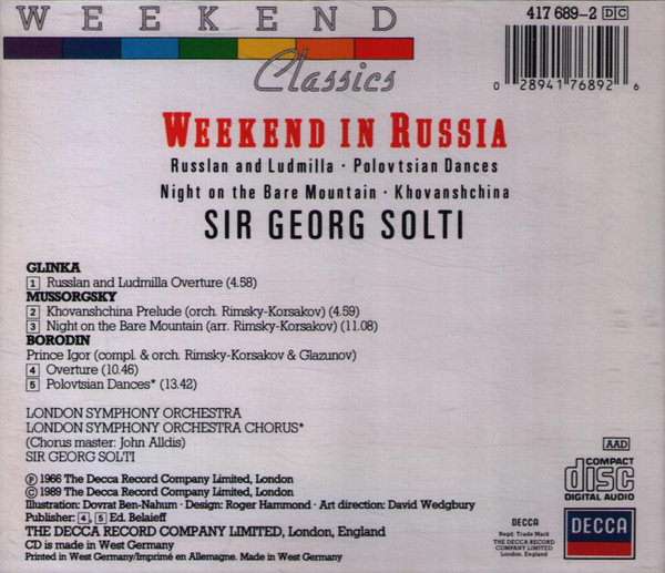 Sir Georg Solti* / Borodin*, Glinka*, Mussorgsky*-1