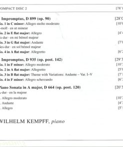 Franz Schubert, Wilhelm Kempff-3