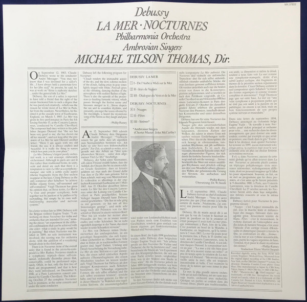 Debussy*, Philharmonia Orchestra, Michael Tilson Thomas, Ambrosian Singers*-3