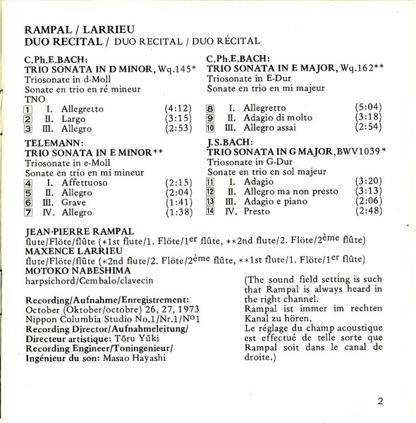 Jean-Pierre Rampal, Maxence Larrieu-2