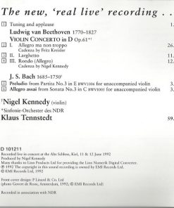 Ludwig van Beethoven ‒ Nigel Kennedy, NDR Sinfonieorchester, Klaus Tennstedt-1