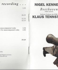 Ludwig van Beethoven ‒ Nigel Kennedy, NDR Sinfonieorchester, Klaus Tennstedt-2