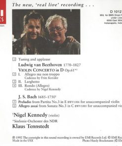 Ludwig van Beethoven ‒ Nigel Kennedy, NDR Sinfonieorchester, Klaus Tennstedt-3