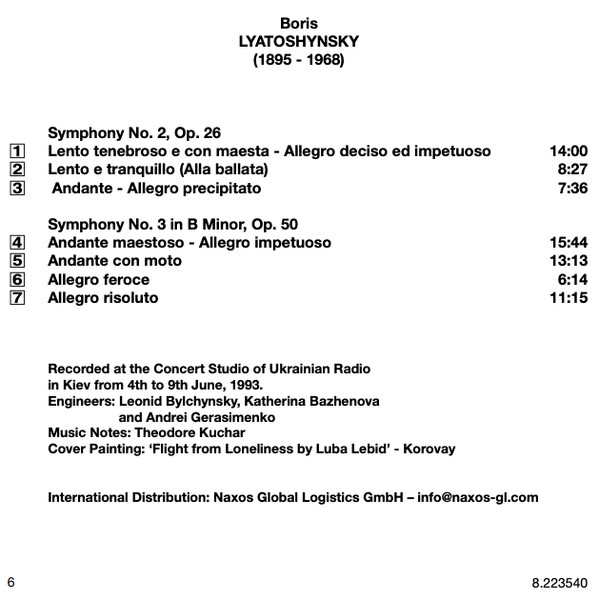 Boris Lyatoshynsky*, Ukrainian State Symphony Orchestra*, Theodore Kuchar-2