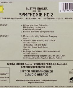 Gustav Mahler, Cheryl Studer · Waltraud Meier · Arnold Schoenberg Chor, Wiener Philharmoniker · Claudio Abbado-1