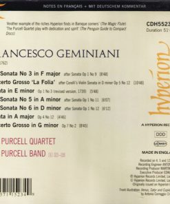 Geminiani* - The Purcell Quartet, The Purcell Band-1