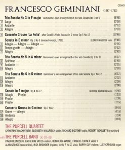 Geminiani* - The Purcell Quartet, The Purcell Band-2