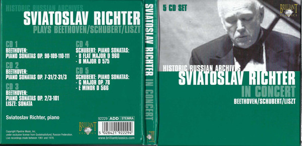Sviatoslav Richter - Ludwig Van Beethoven / Franz Schubert / Franz Liszt-2
