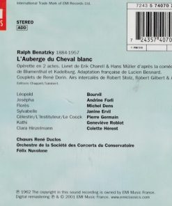 Ralph Benatzky, Orchestre De La Société Des Concerts Du Conservatoire, Félix Nuvolone-1