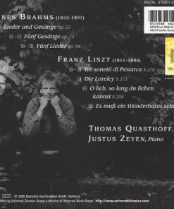 Johannes Brahms . Franz Liszt – Thomas Quasthoff, Justus Zeyen-2