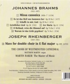 Brahms* • Rheinberger* - Westminster Cathedral Choir, Martin Baker (2)-1