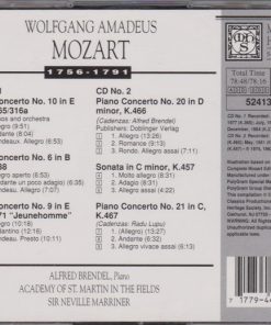 Mozart*, Alfred Brendel, Sir Neville Marriner-1