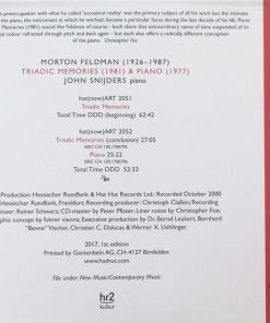 Morton Feldman, John Snijders-1