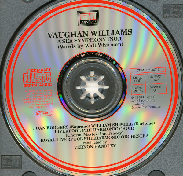 Vaughan Williams* / Joan Rodgers, William Shimell, Royal Liverpool Philharmonic Choir & Royal Liverpool Philharmonic Orchestra Orchestra Vernon Handley-3