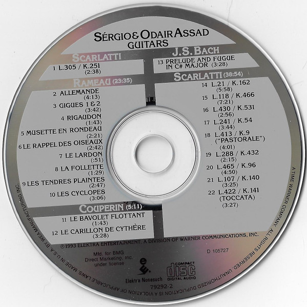 Sérgio & Odair Assad, Rameau*, Scarlatti*, Couperin*, Bach*-2